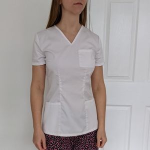 Jaanuu Women's Scrub Top Feminine Scrubs figs